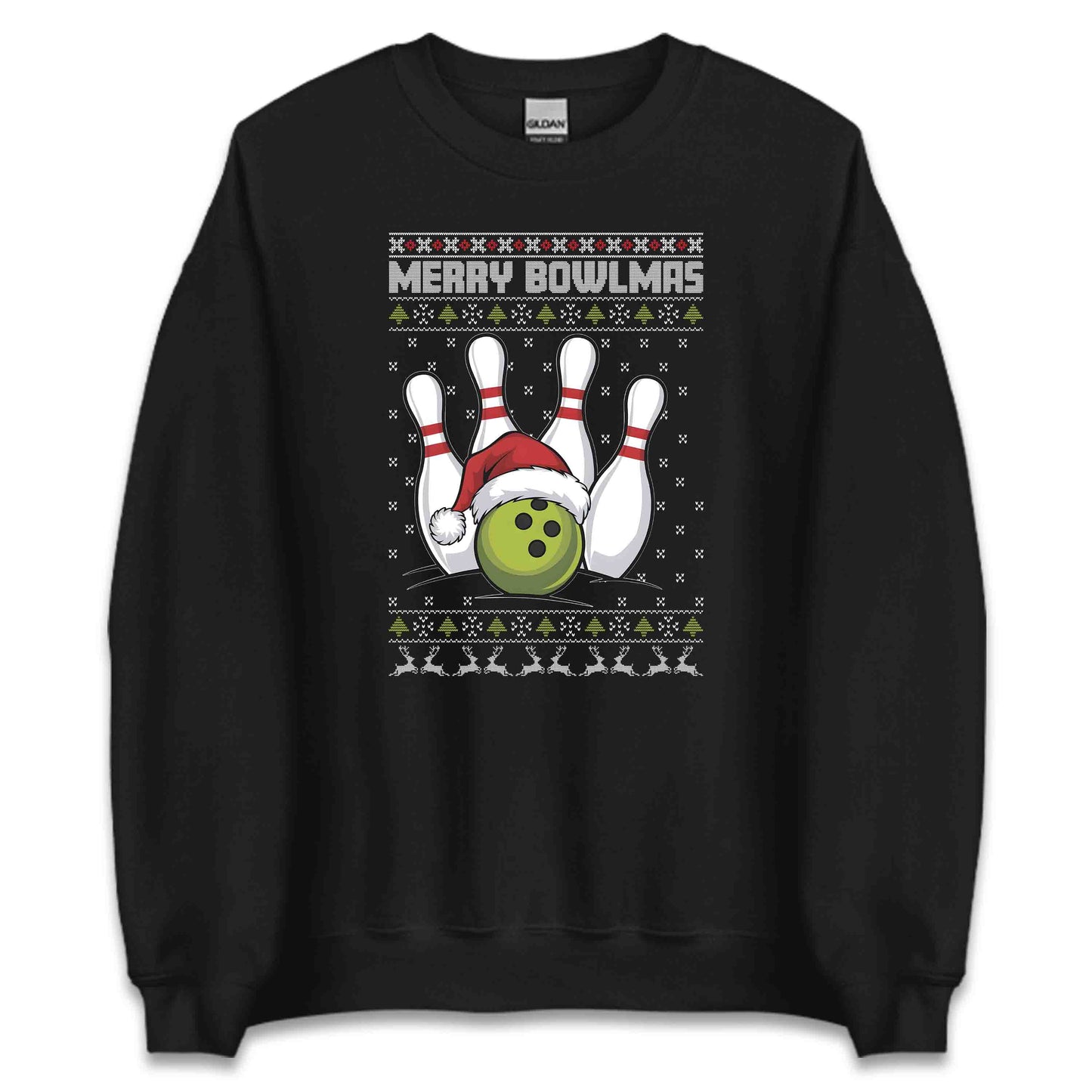 Merry Bowlmas Christmas Bowling Sporty Xmas Enthusiast | PRODUCT CODE: MYRBWLMSPTG