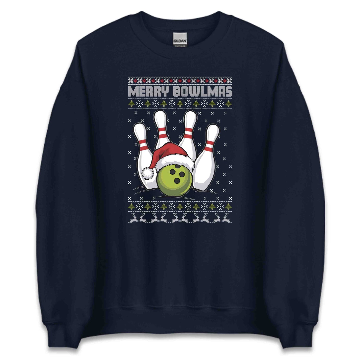 Merry Bowlmas Christmas Bowling Sporty Xmas Enthusiast | PRODUCT CODE: MYRBWLMSPTG