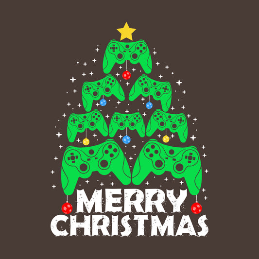 Merry Christmas Gaming Controllers Tree Gamer Xmas | PRODUCT CODE: MYRCHGMNXAR
