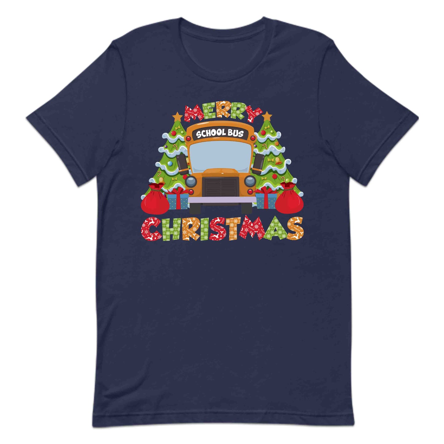 Merry Christmas School Bus Driver Xmas Festive Holiday | PRODUCT CODE: MYRCHSHLOBU
