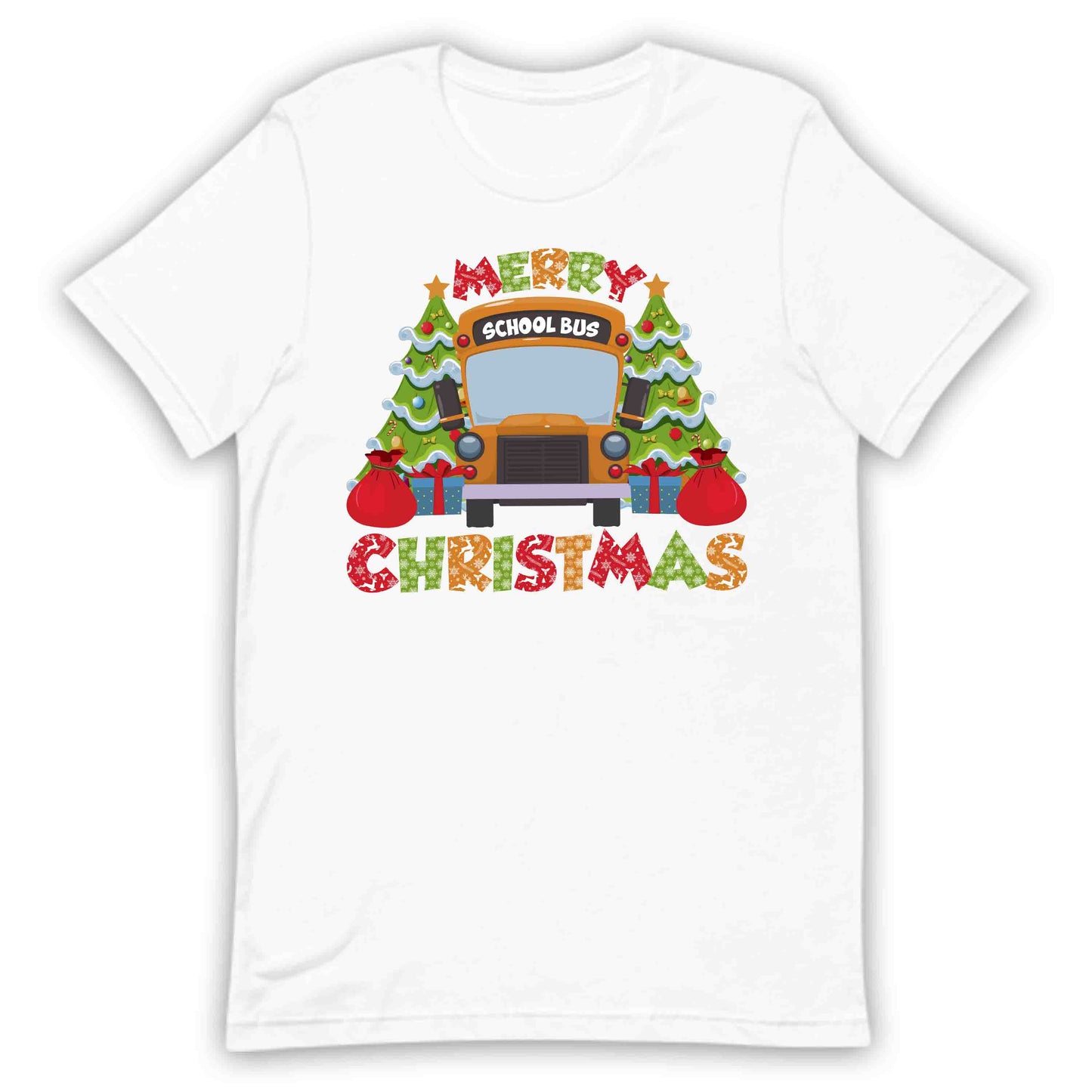 Merry Christmas School Bus Driver Xmas Festive Holiday | PRODUCT CODE: MYRCHSHLOBU