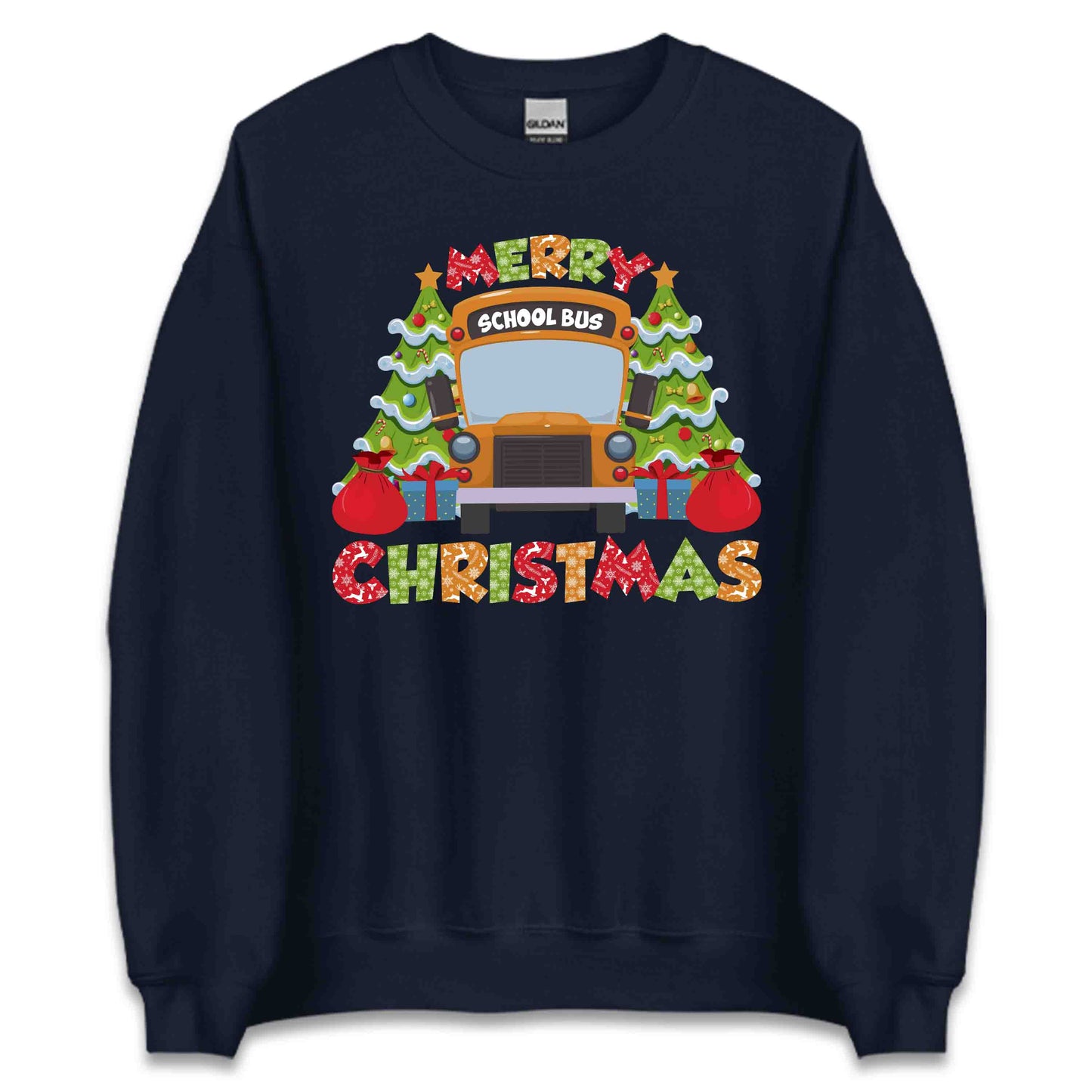 Merry Christmas School Bus Driver Xmas Festive Holiday | PRODUCT CODE: MYRCHSHLOBU