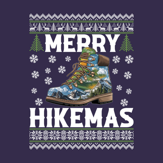 Merry Hikemas Christmas Camping Xmas Winter Hiking | PRODUCT CODE: MYRHKEMCPG