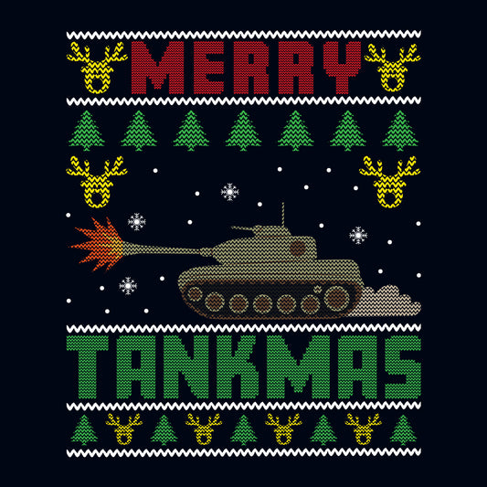 Merry Tankmas Christmas Tank Military Vehicle Xmas Army | PRODUCT CODE: MYRTKNMSCRX