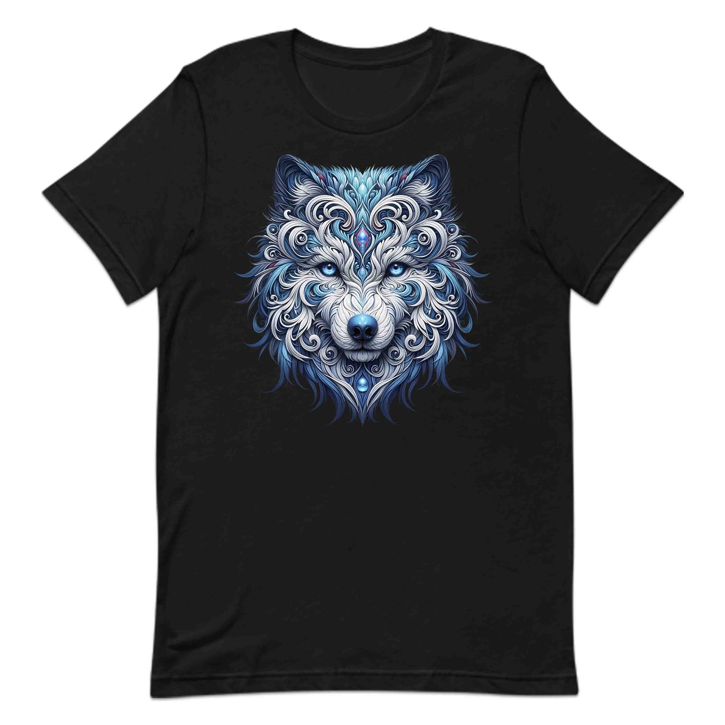 Mystical Wolf Husky Mandala Artistic Tribal Husky Wolfdogs | PRODUCT CODE: MYTSLWOFHKY