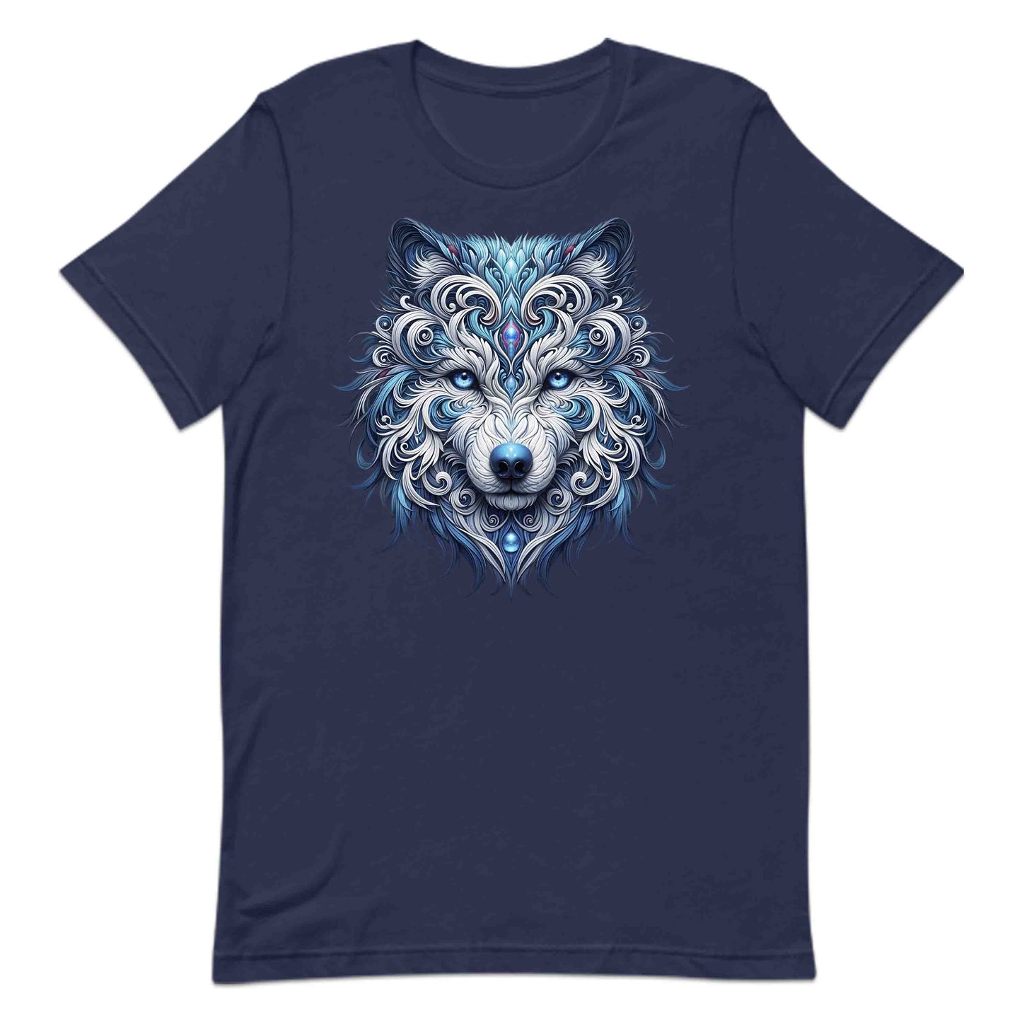 Mystical Wolf Husky Mandala Artistic Tribal Husky Wolfdogs | PRODUCT CODE: MYTSLWOFHKY