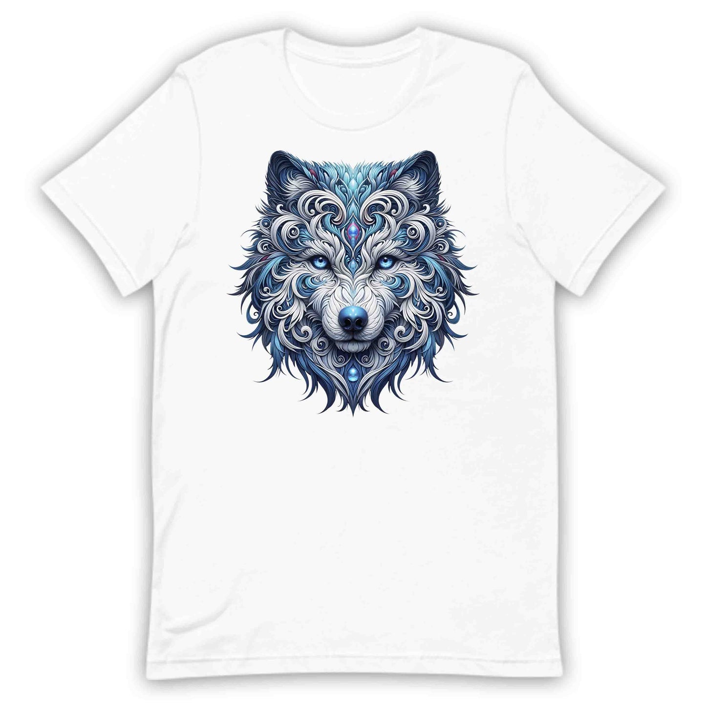 Mystical Wolf Husky Mandala Artistic Tribal Husky Wolfdogs | PRODUCT CODE: MYTSLWOFHKY