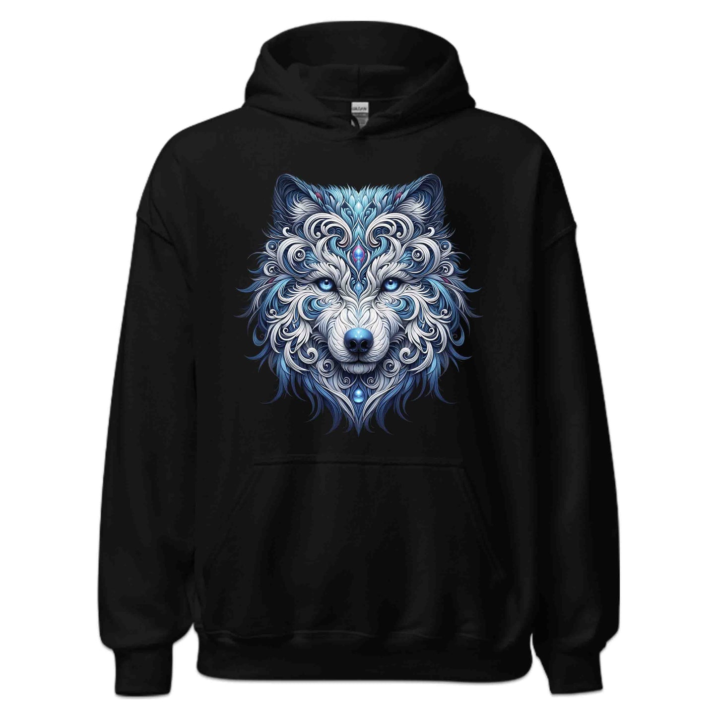 Mystical Wolf Husky Mandala Artistic Tribal Husky Wolfdogs | PRODUCT CODE: MYTSLWOFHKY