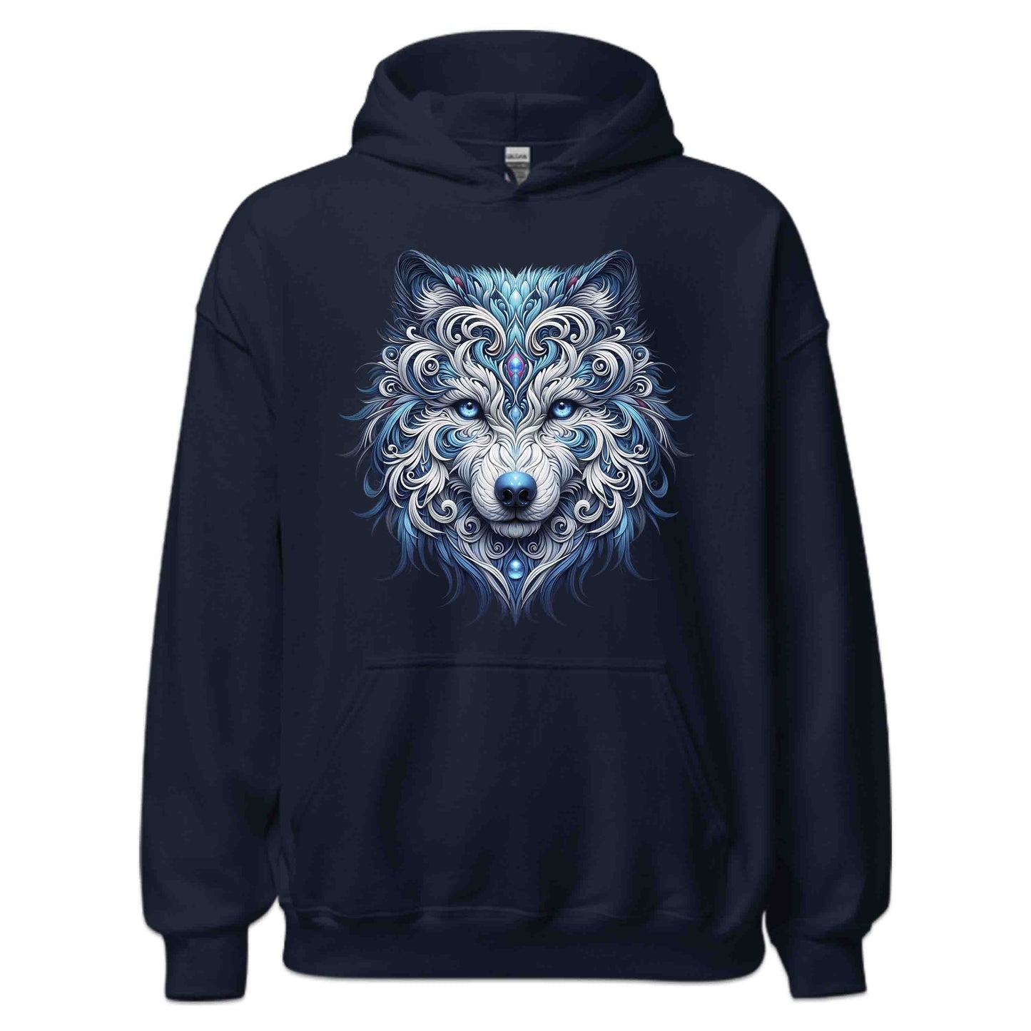 Mystical Wolf Husky Mandala Artistic Tribal Husky Wolfdogs | PRODUCT CODE: MYTSLWOFHKY