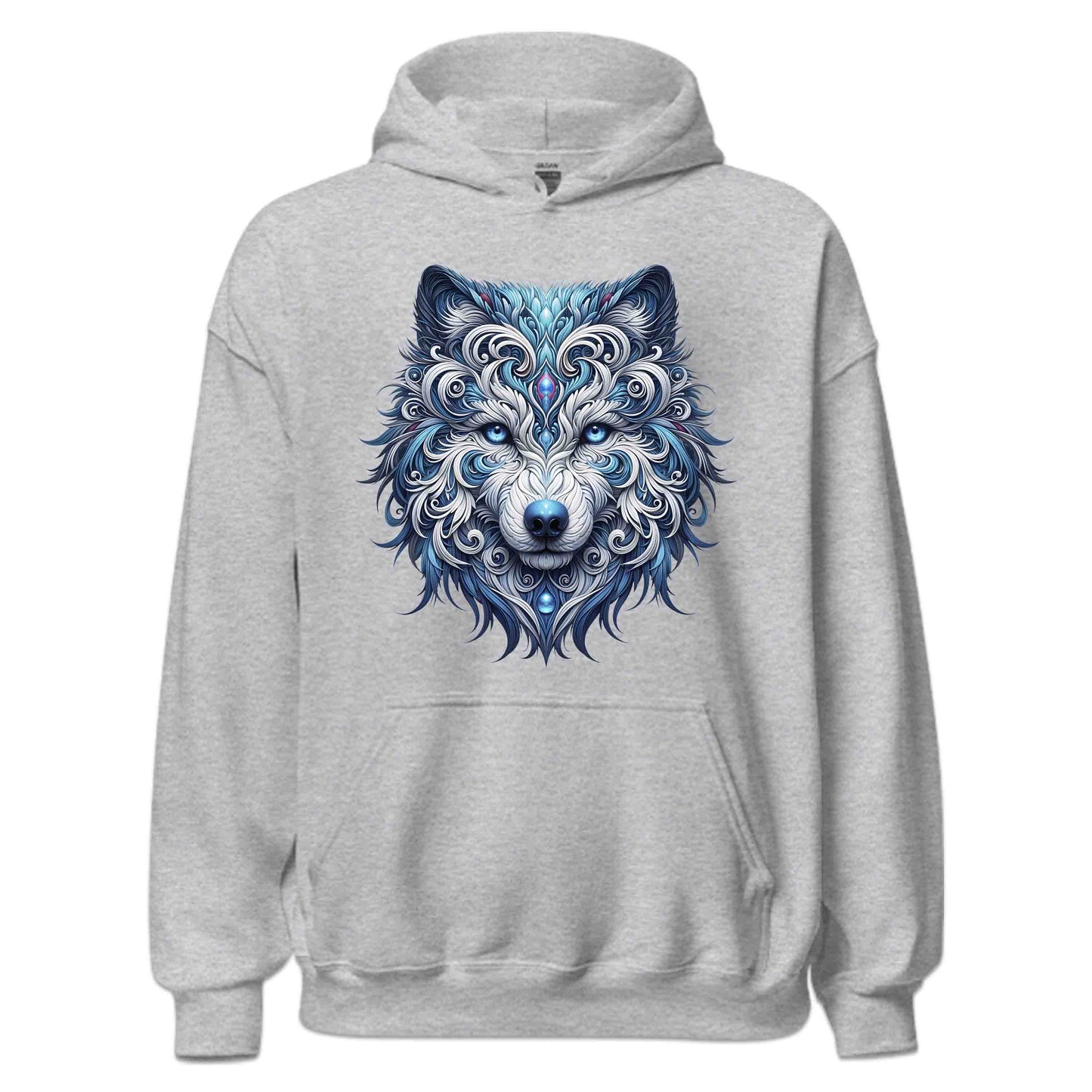 Mystical Wolf Husky Mandala Artistic Tribal Husky Wolfdogs | PRODUCT CODE: MYTSLWOFHKY