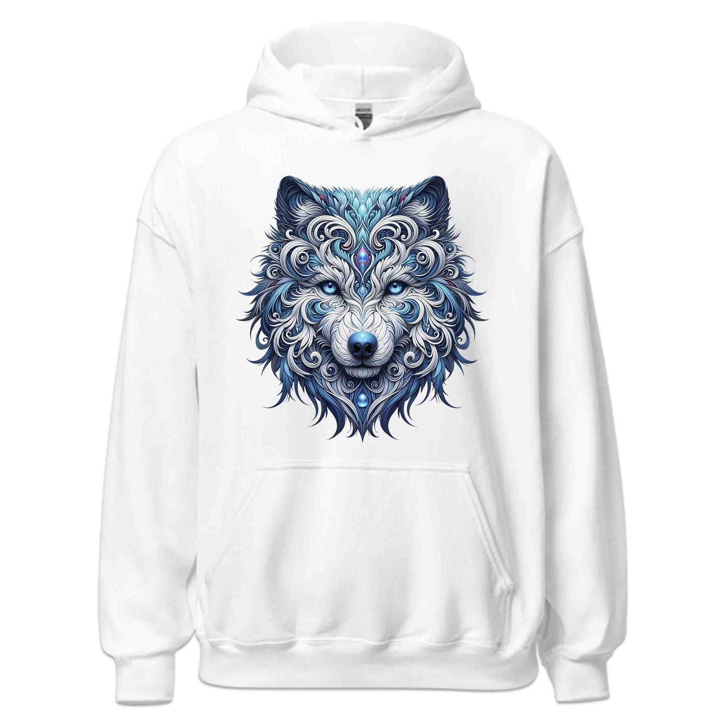 Mystical Wolf Husky Mandala Artistic Tribal Husky Wolfdogs | PRODUCT CODE: MYTSLWOFHKY