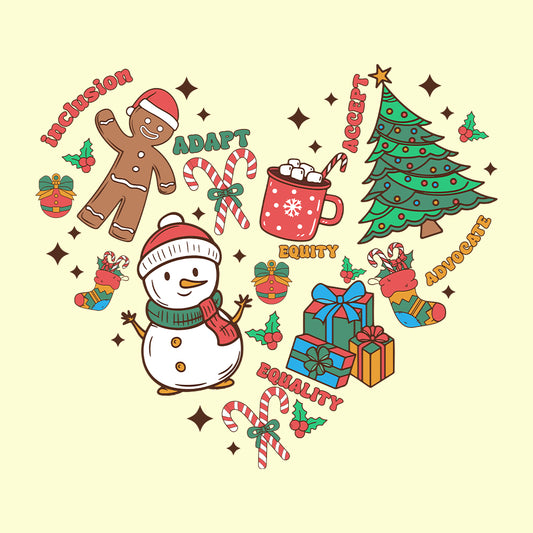 Inclusion Christmas Special Education Xmas Therapist | PRODUCT CODE: NCLUTOCHRMSP