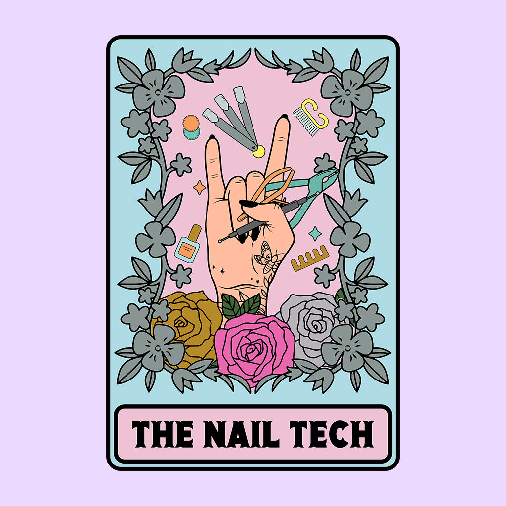 Nail Tech Tarot Card Mystic Artist | PRODUCT CODE: NLIATRCDA