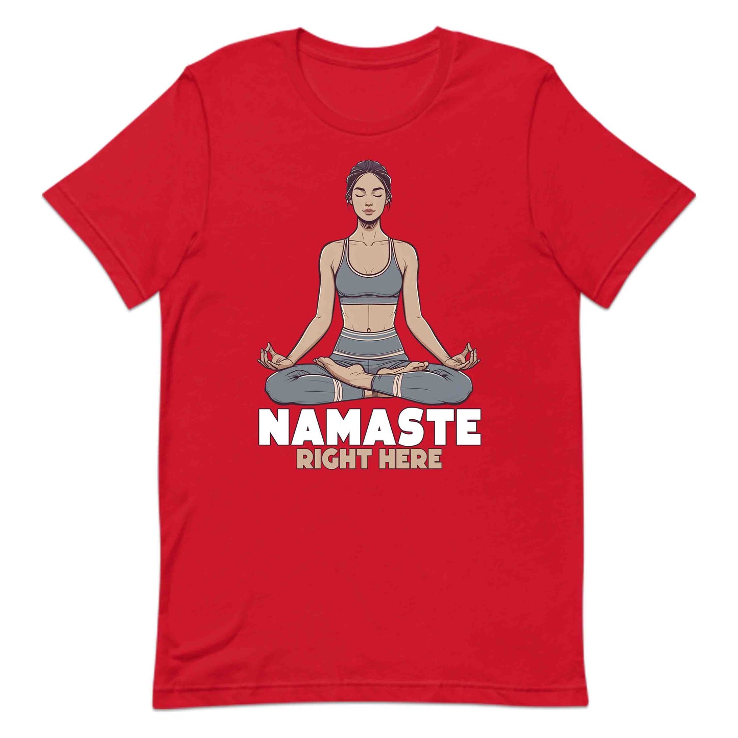 Namaste Right Here Yoga Empowering Yoga Lovers & Fitness Enthusiasts | PRODUCT CODE: NMSRGHTEYGAEM