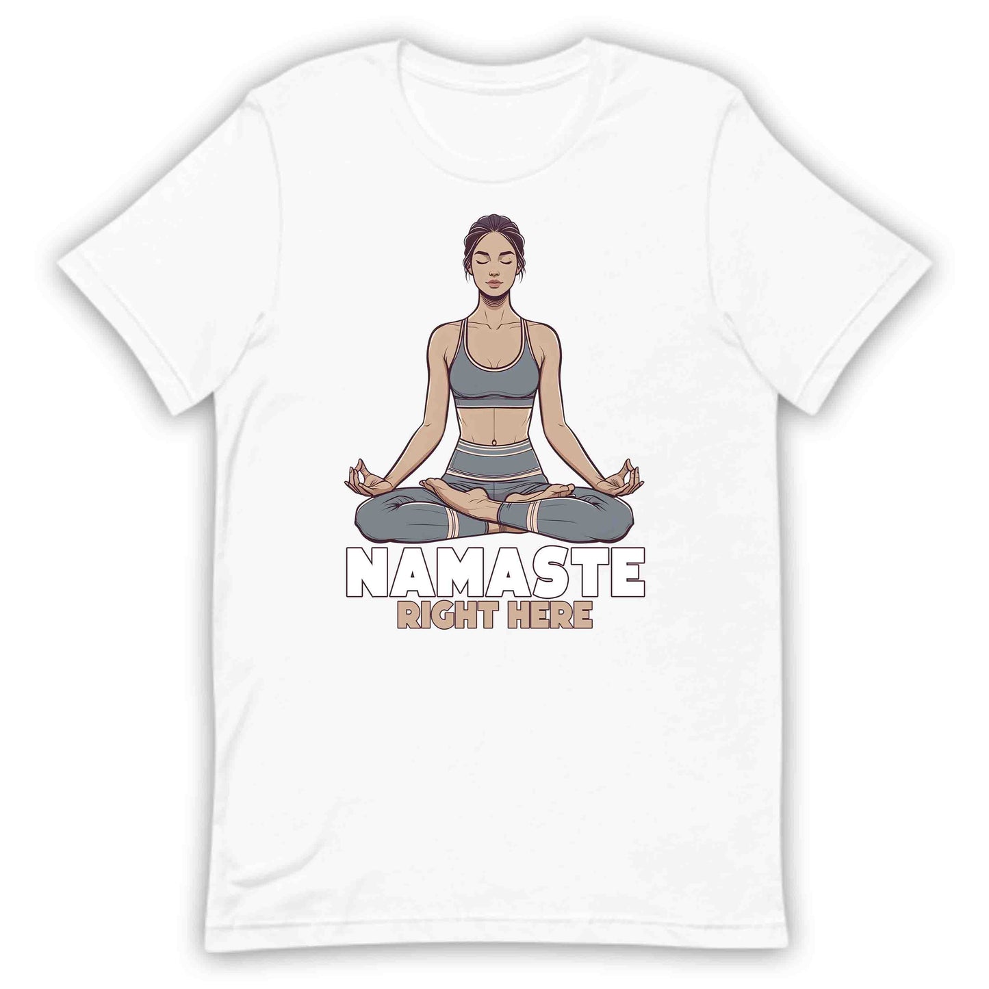 Namaste Right Here Yoga Empowering Yoga Lovers & Fitness Enthusiasts | PRODUCT CODE: NMSRGHTEYGAEM