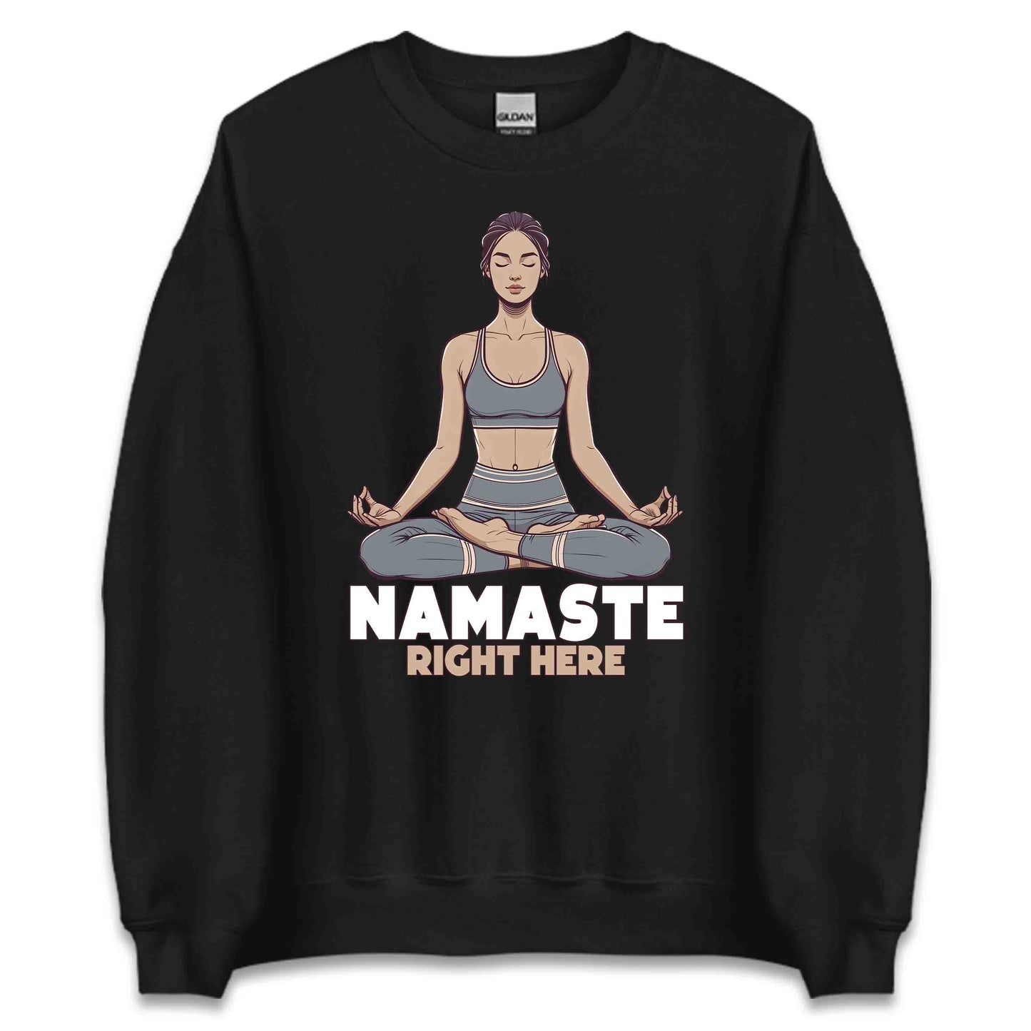 Namaste Right Here Yoga Empowering Yoga Lovers & Fitness Enthusiasts | PRODUCT CODE: NMSRGHTEYGAEM