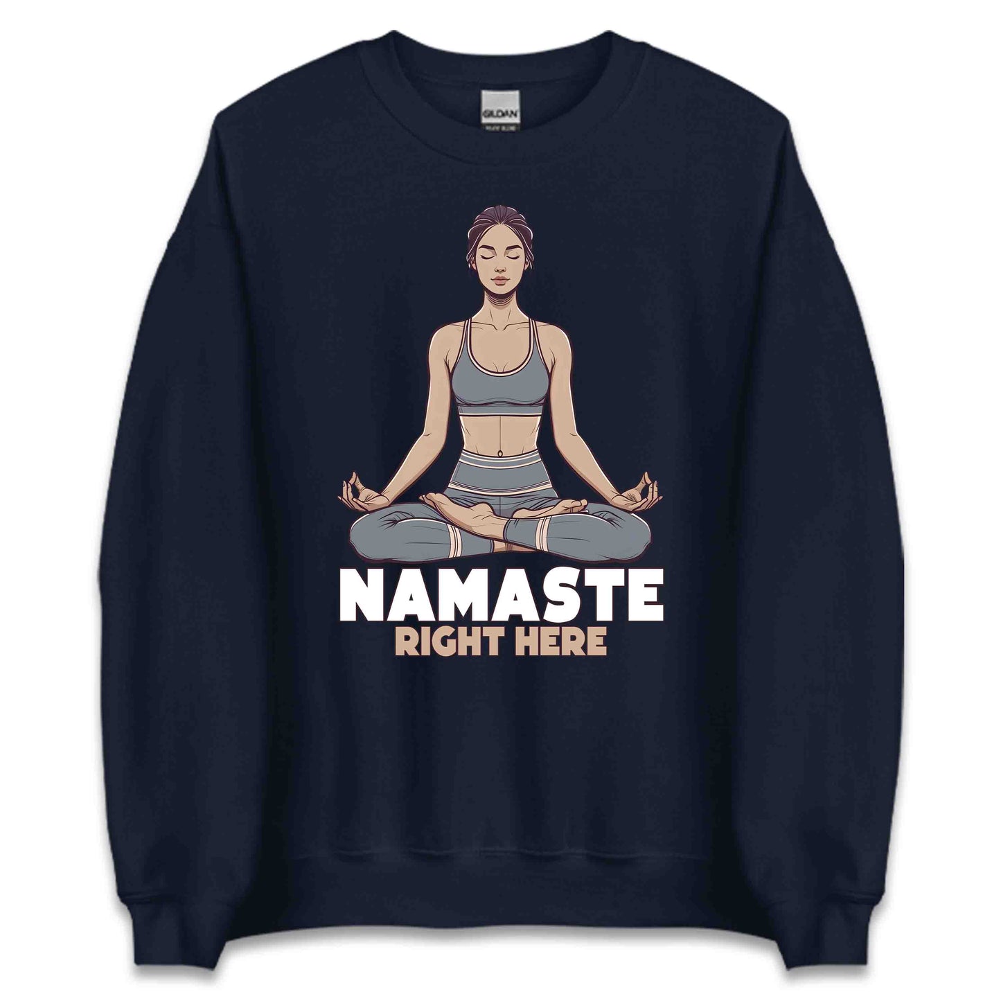 Namaste Right Here Yoga Empowering Yoga Lovers & Fitness Enthusiasts | PRODUCT CODE: NMSRGHTEYGAEM