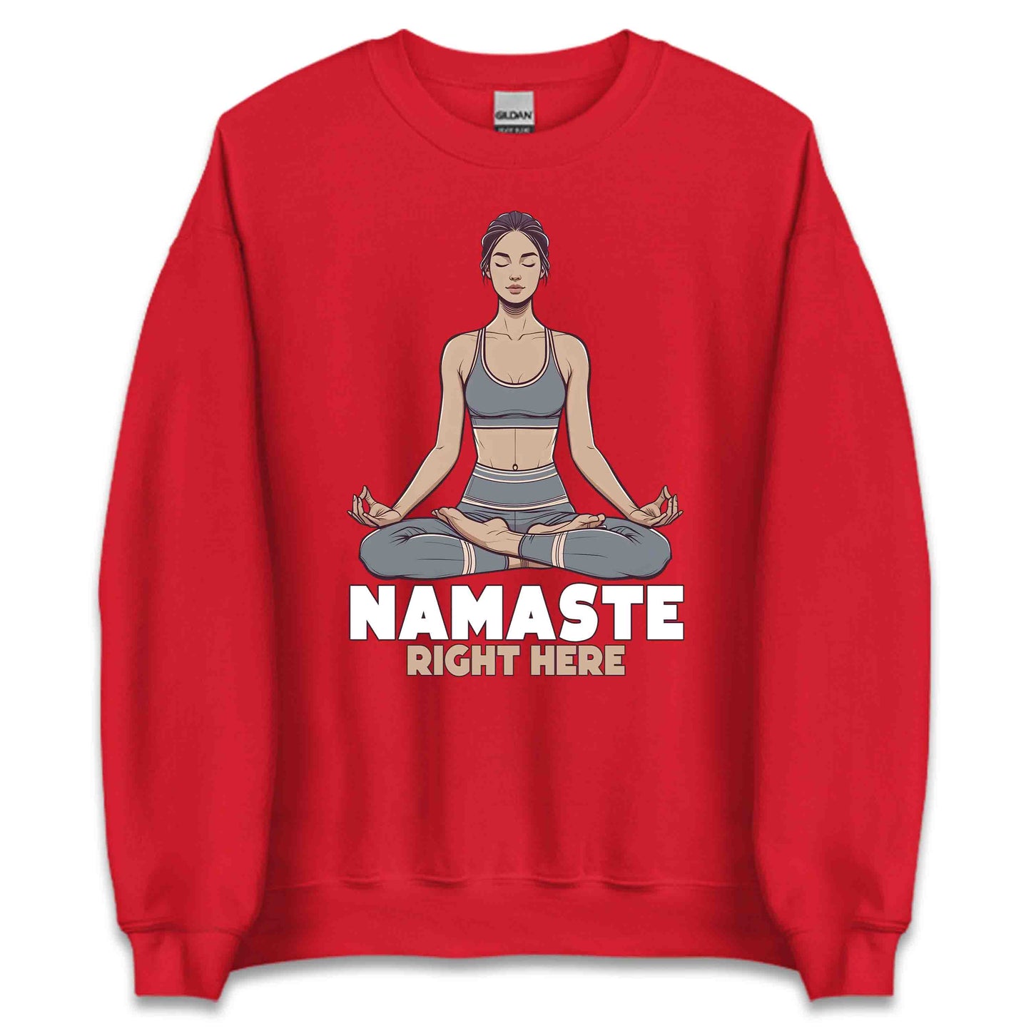 Namaste Right Here Yoga Empowering Yoga Lovers & Fitness Enthusiasts | PRODUCT CODE: NMSRGHTEYGAEM