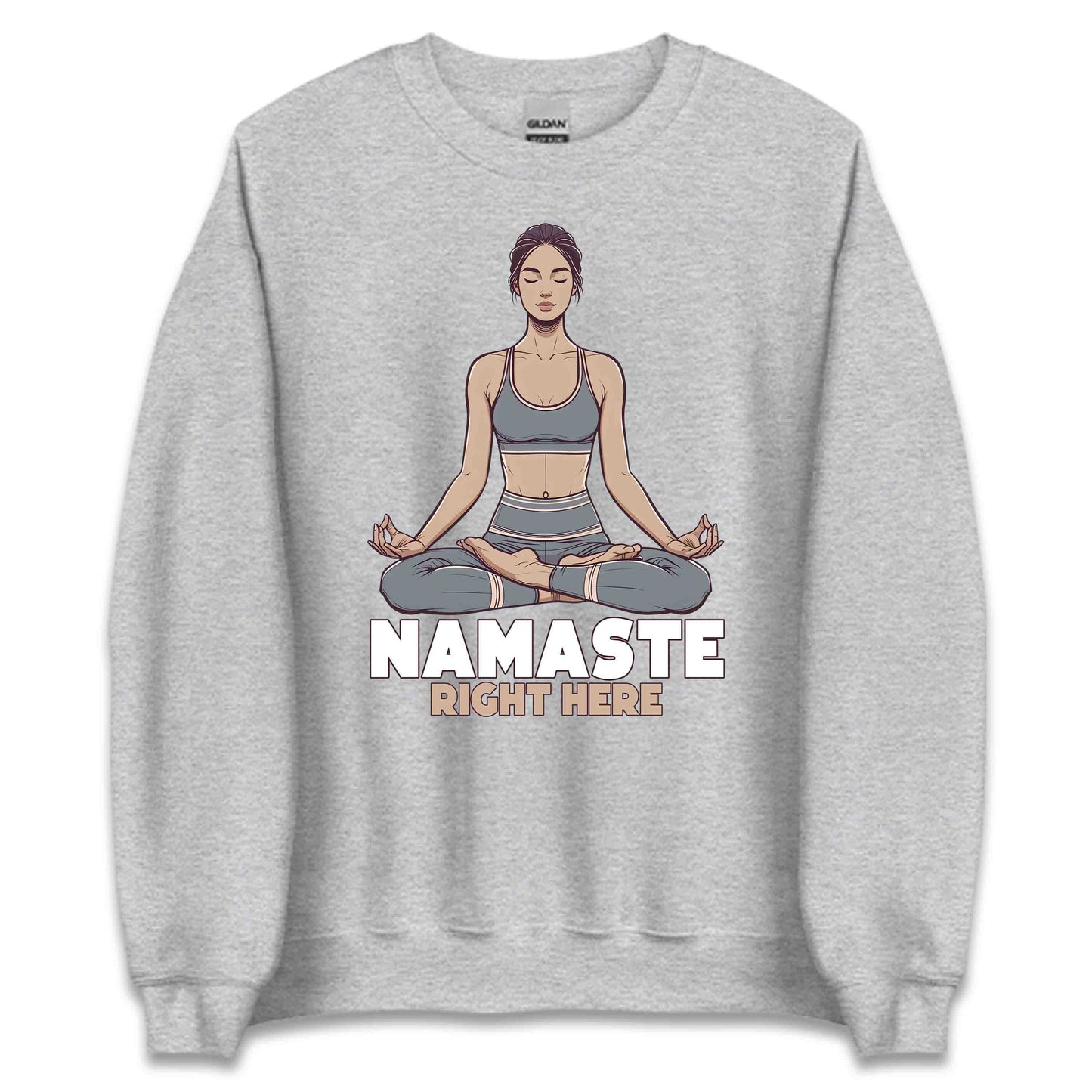Namaste Right Here Yoga Empowering Yoga Lovers & Fitness Enthusiasts | PRODUCT CODE: NMSRGHTEYGAEM