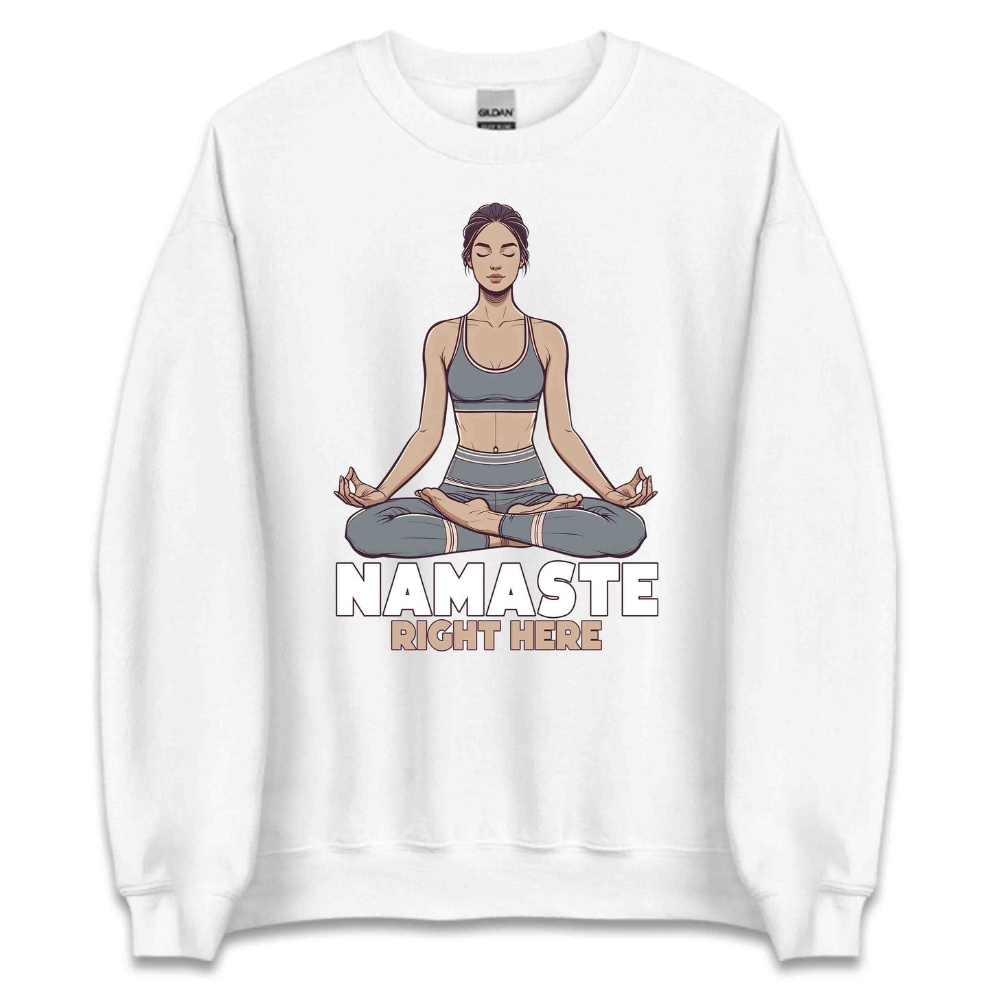 Namaste Right Here Yoga Empowering Yoga Lovers & Fitness Enthusiasts | PRODUCT CODE: NMSRGHTEYGAEM