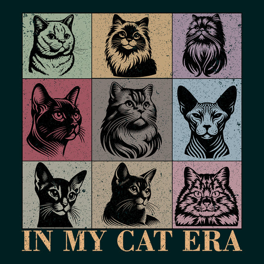 In My Cat Era Trendy Cat Lover The Artistic Feline Tour Cat Concert Tour | PRODUCT CODE: NMYEARTDNYC