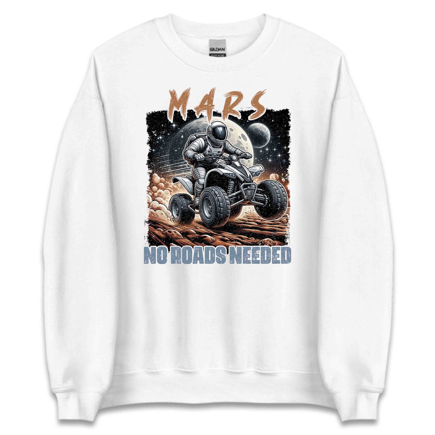 No Roads Needed Mars ATV Astronaut Off-Road Adventure | PRODUCT CODE: NRDSEMAJHADS