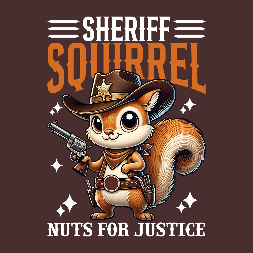 Nuts for Justice! Western Sheriff Squirrel Woodland Cowboy | PRODUCT CODE: NTFJUSCEHERDF