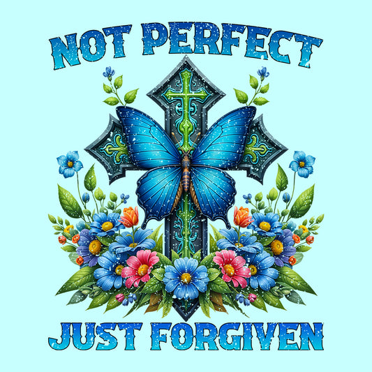 Not Perfect Just Forgiven Christian Cross | PRODUCT CODE: NTPRFJUFRG