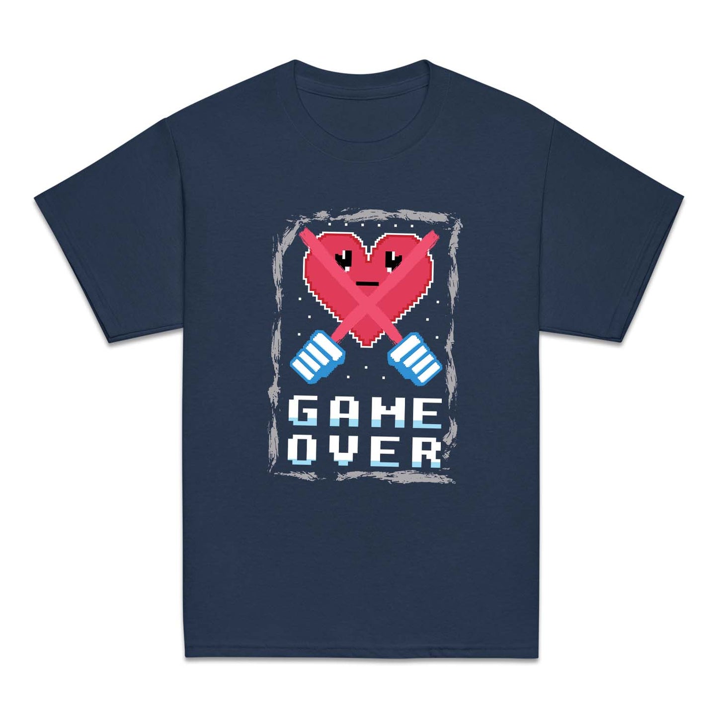 Retro Pixel Heart Game Over Arcade Style | PRODUCT CODE: PLXEHRTGMO