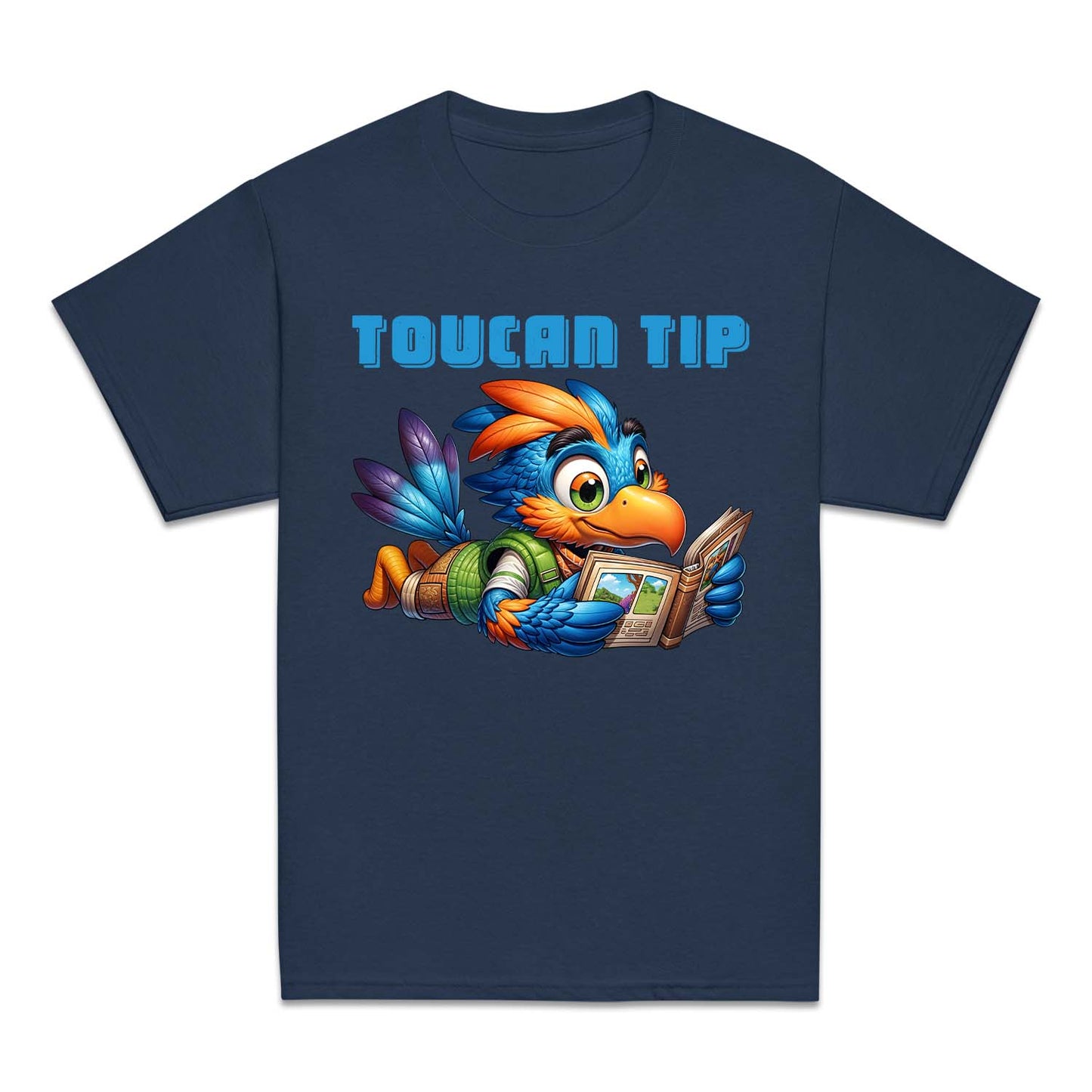 Reading Bird Toucan Tip Reading A Book | PRODUCT CODE: TCHPITRDBO