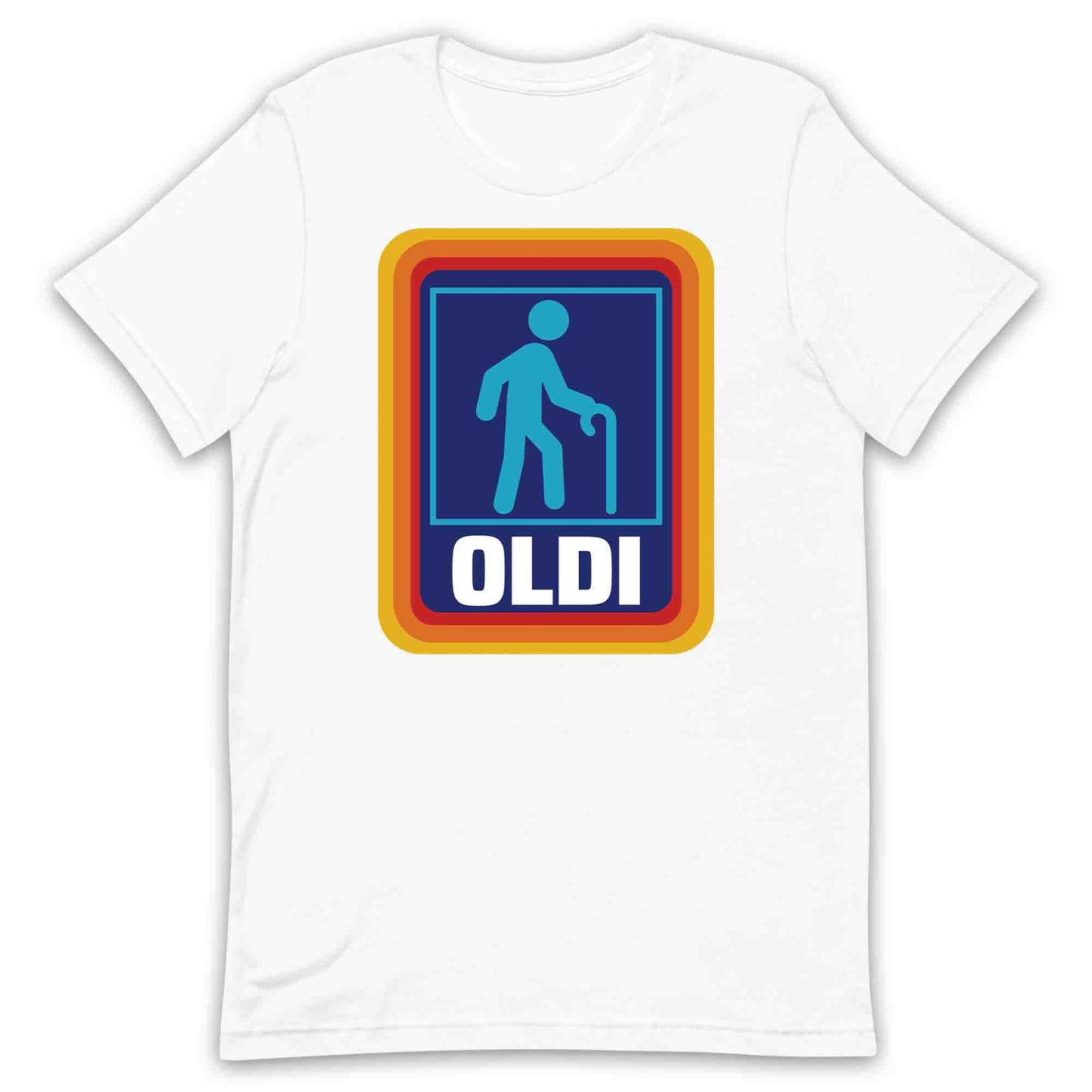 OLDI Funny Retirement T-Shirt | Aldi Parody Jumper | Hilarious Grocery Spoof Hoodie | PRODUCT CODE: OIEBRJHANCEJ