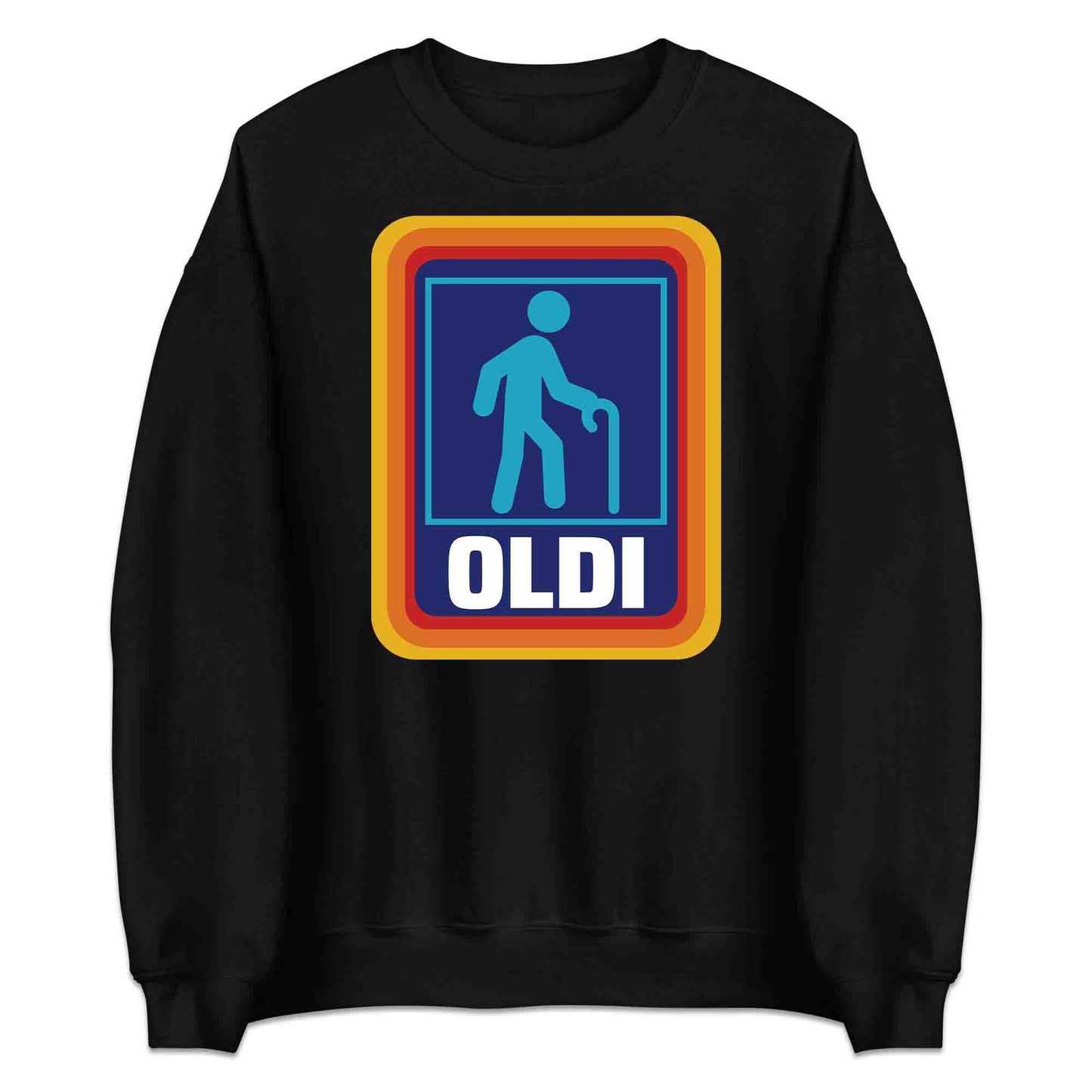 OLDI Funny Retirement T-Shirt | Aldi Parody Jumper | Hilarious Grocery Spoof Hoodie | PRODUCT CODE: OIEBRJHANCEJ
