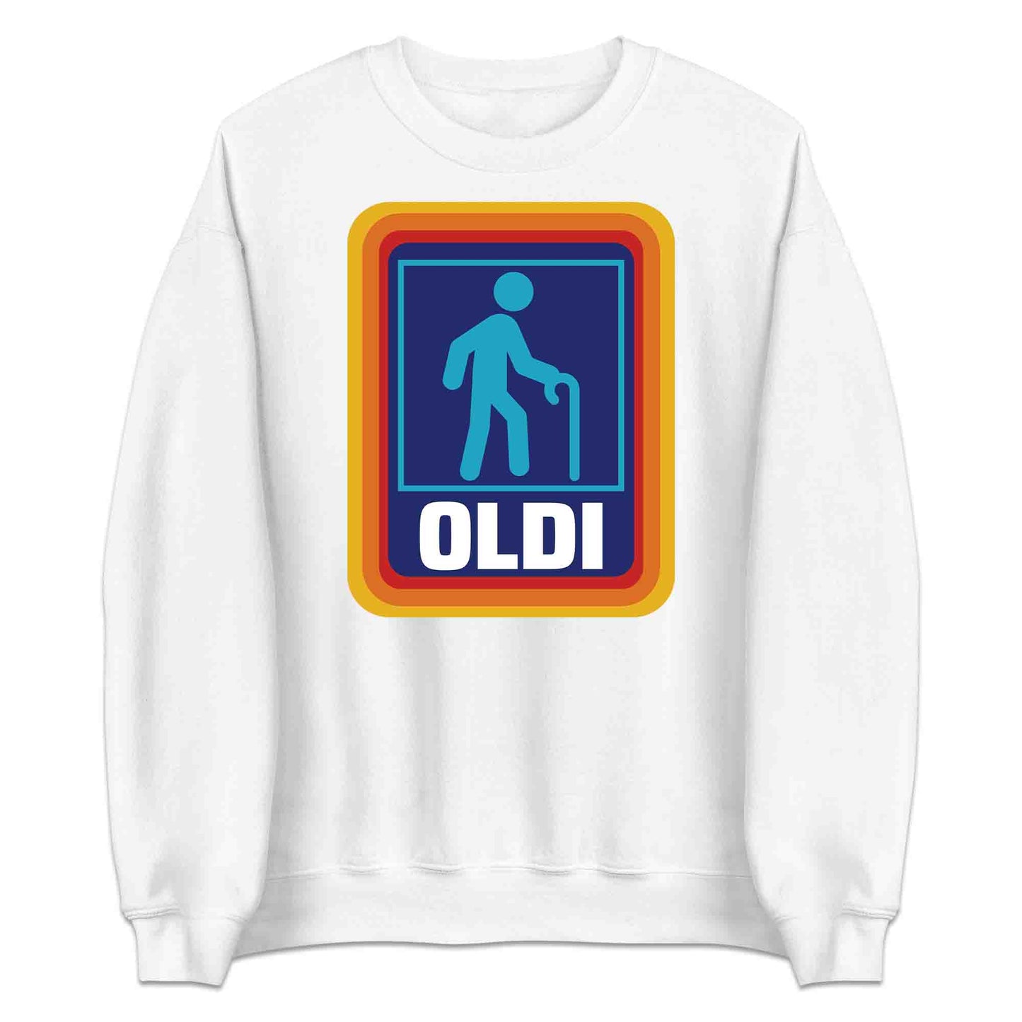 OLDI Funny Retirement T-Shirt | Aldi Parody Jumper | Hilarious Grocery Spoof Hoodie | PRODUCT CODE: OIEBRJHANCEJ