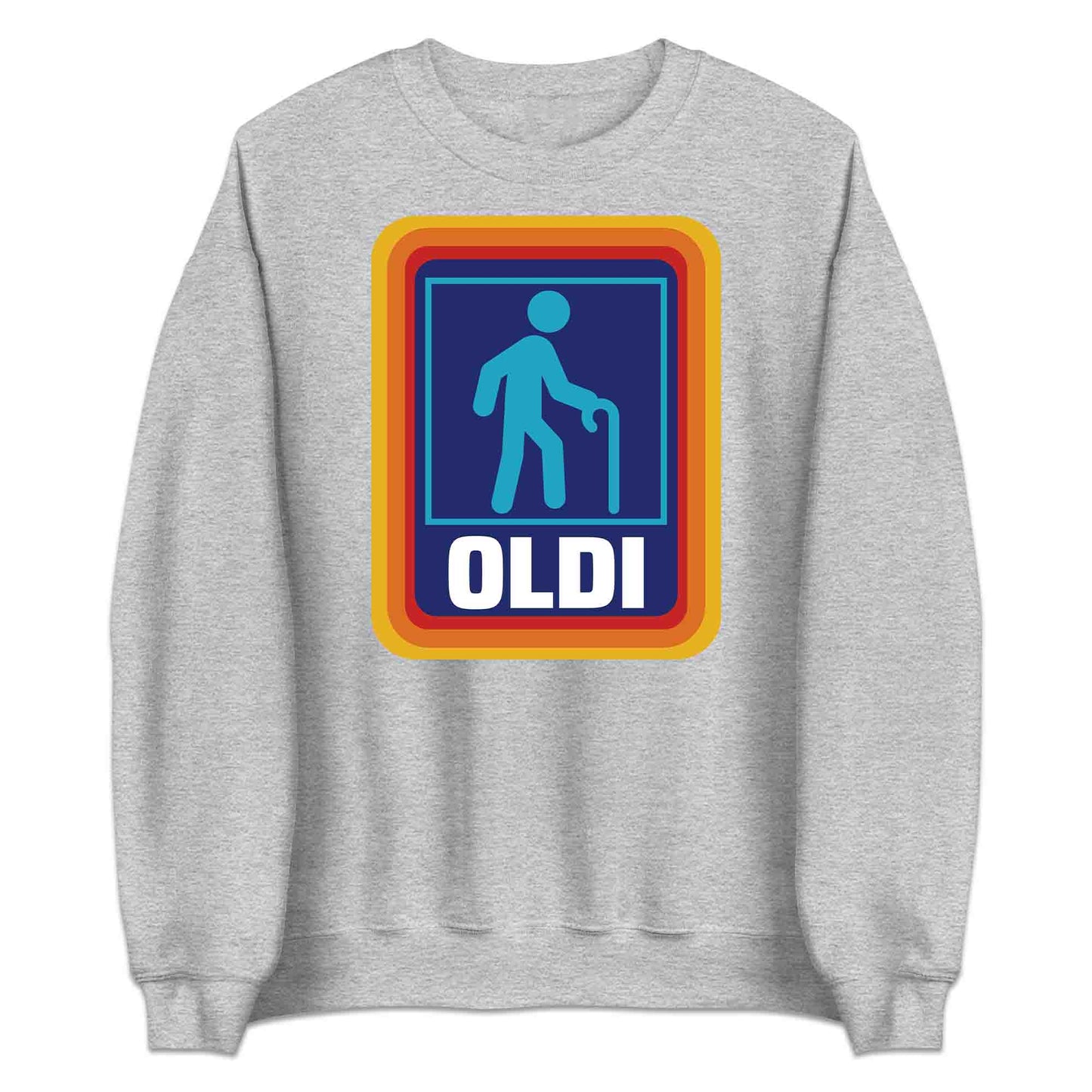 OLDI Funny Retirement T-Shirt | Aldi Parody Jumper | Hilarious Grocery Spoof Hoodie | PRODUCT CODE: OIEBRJHANCEJ