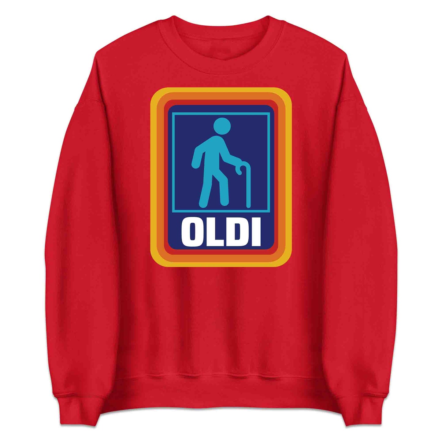 OLDI Funny Retirement T-Shirt | Aldi Parody Jumper | Hilarious Grocery Spoof Hoodie | PRODUCT CODE: OIEBRJHANCEJ