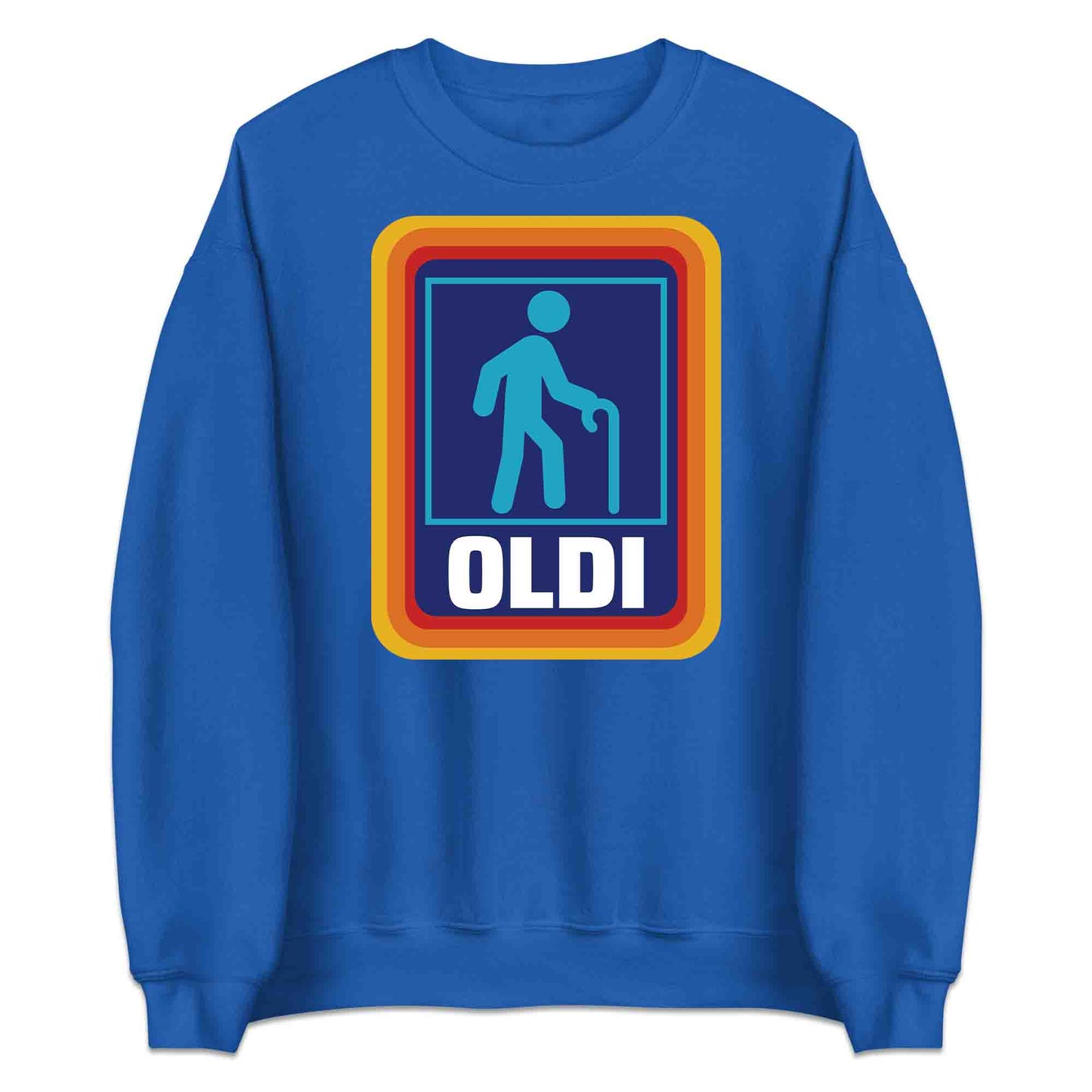 OLDI Funny Retirement T-Shirt | Aldi Parody Jumper | Hilarious Grocery Spoof Hoodie | PRODUCT CODE: OIEBRJHANCEJ
