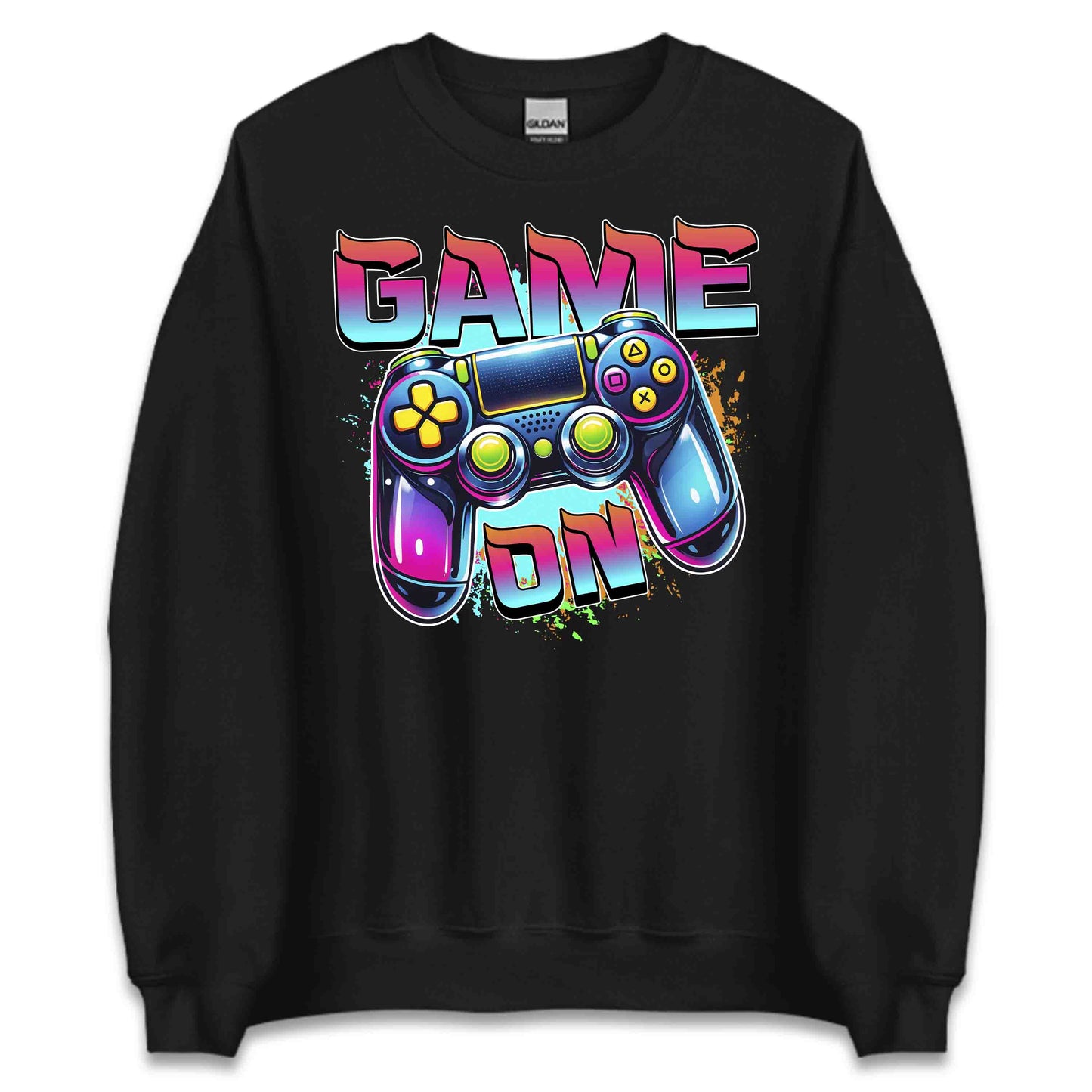 Game On Retro Neon Gaming Controller Video Game Lovers | PRODUCT CODE: ONGMETCNRVD