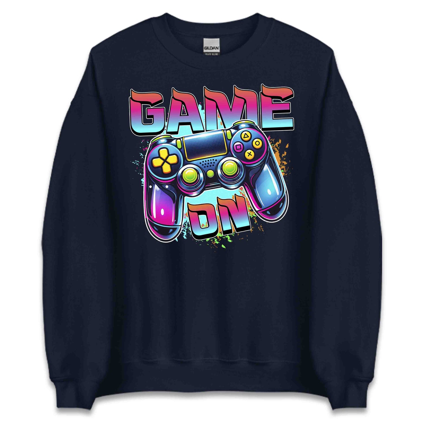 Game On Retro Neon Gaming Controller Video Game Lovers | PRODUCT CODE: ONGMETCNRVD
