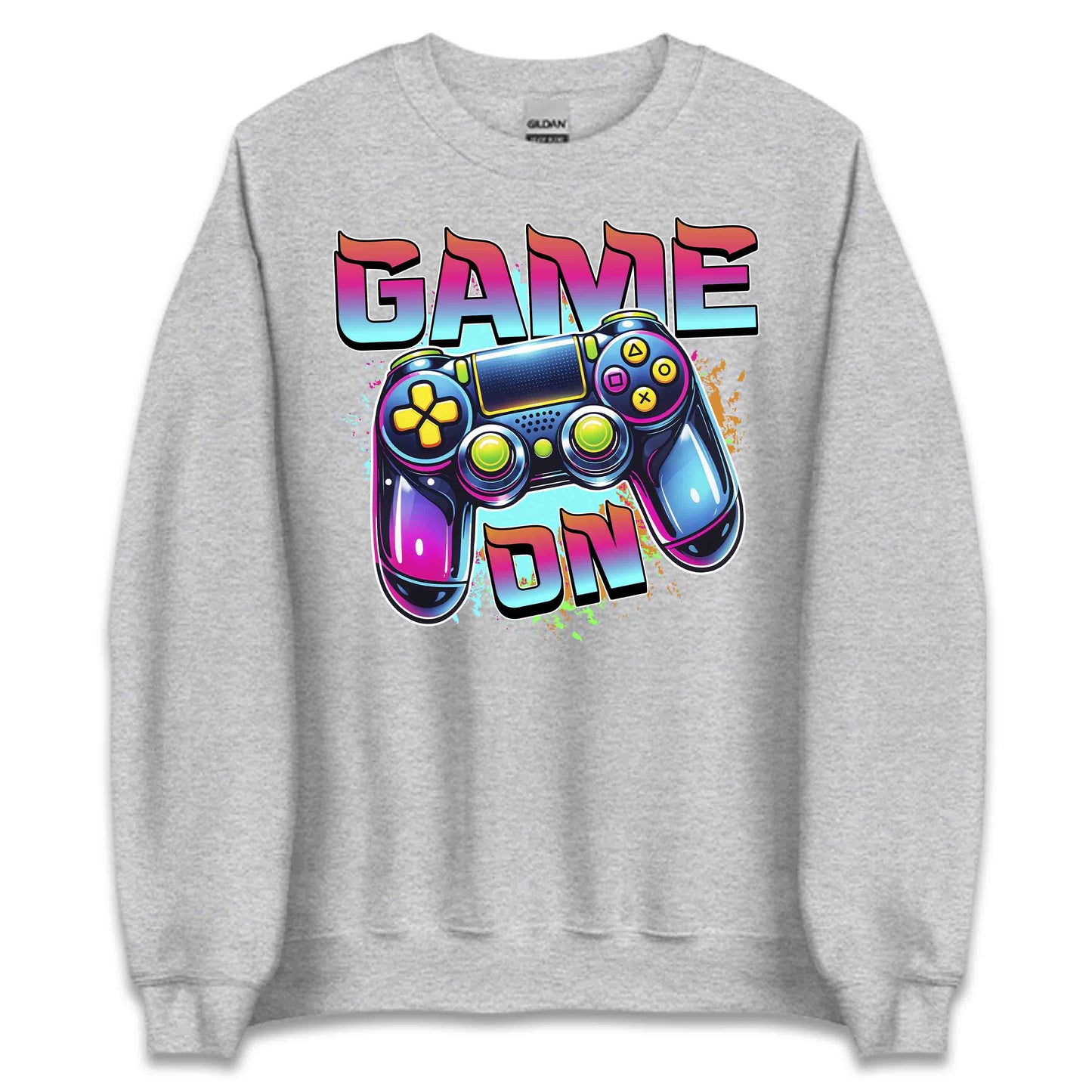 Game On Retro Neon Gaming Controller Video Game Lovers | PRODUCT CODE: ONGMETCNRVD