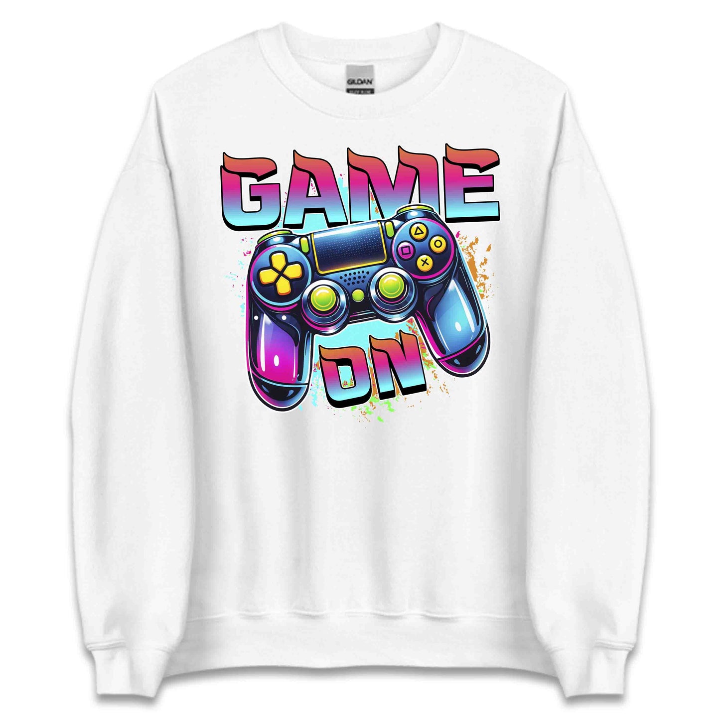 Game On Retro Neon Gaming Controller Video Game Lovers | PRODUCT CODE: ONGMETCNRVD