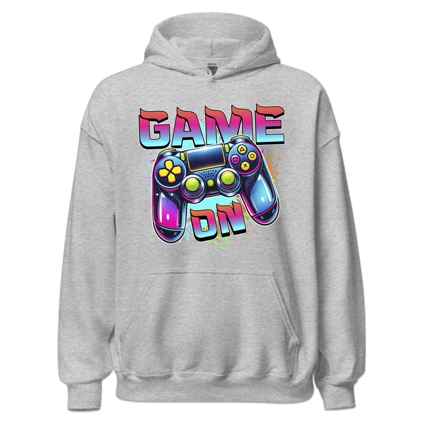 Game On Retro Neon Gaming Controller Video Game Lovers | PRODUCT CODE: ONGMETCNRVD