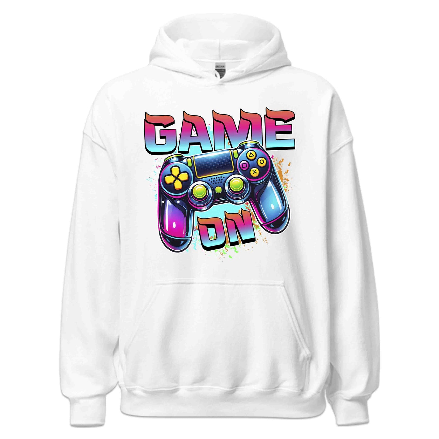 Game On Retro Neon Gaming Controller Video Game Lovers | PRODUCT CODE: ONGMETCNRVD