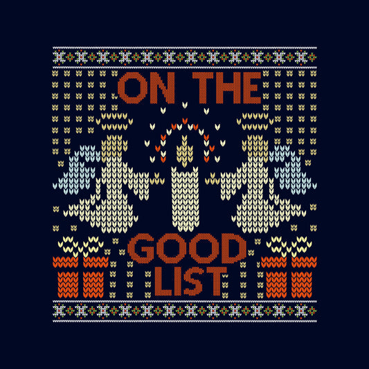 On The Good List Angel Holding Candle Ugly Christmas | PRODUCT CODE: OTHDGOSTLAC