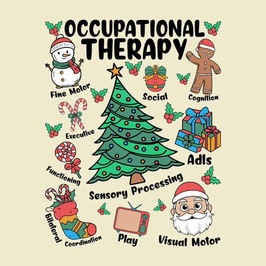Occupational Therapy Christmas OT Xmas | PRODUCT CODE: OXCPYUTSNLWA