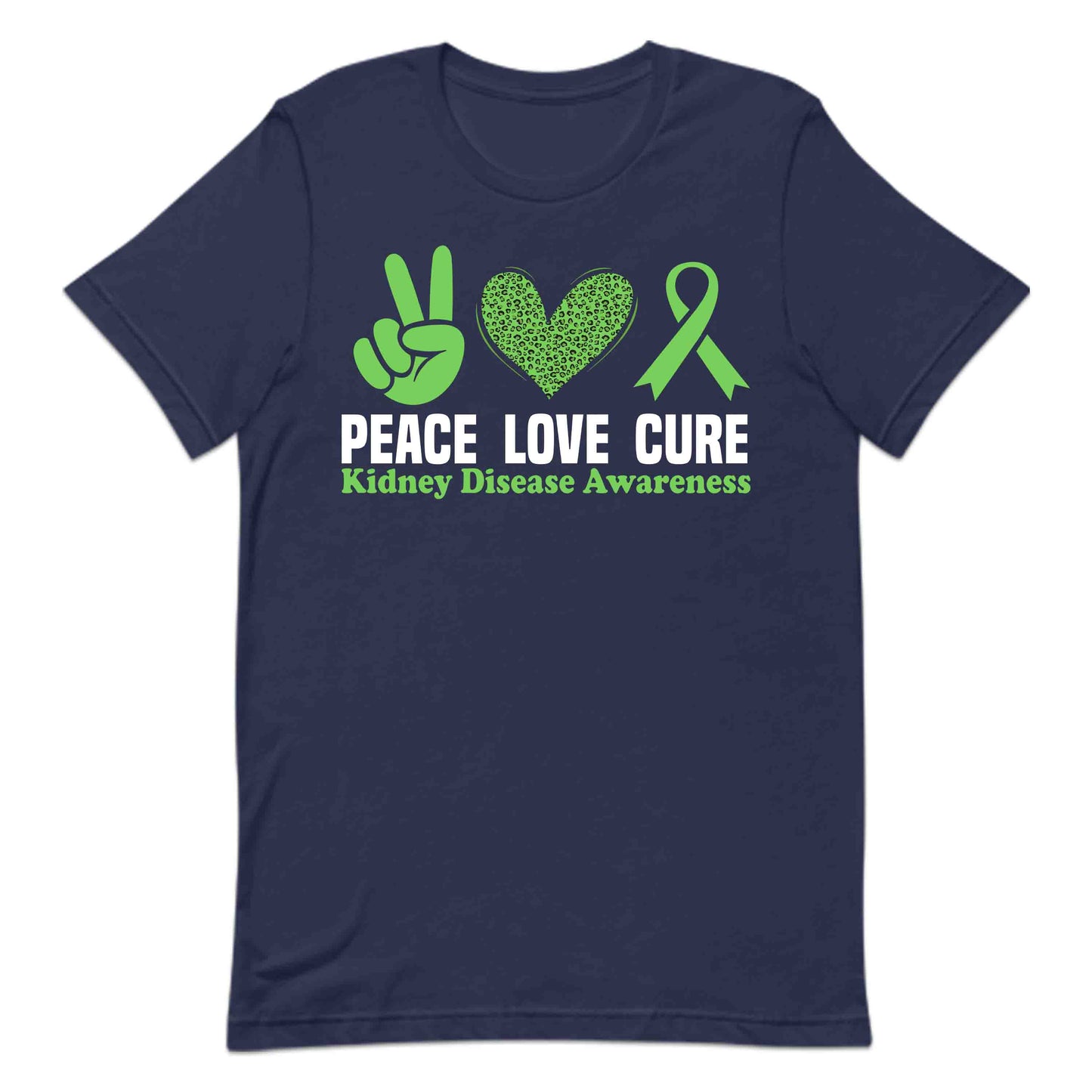 Peace Love Cure Kidney Disease Awareness | PRODUCT CODE: PCLVREUXAKQN