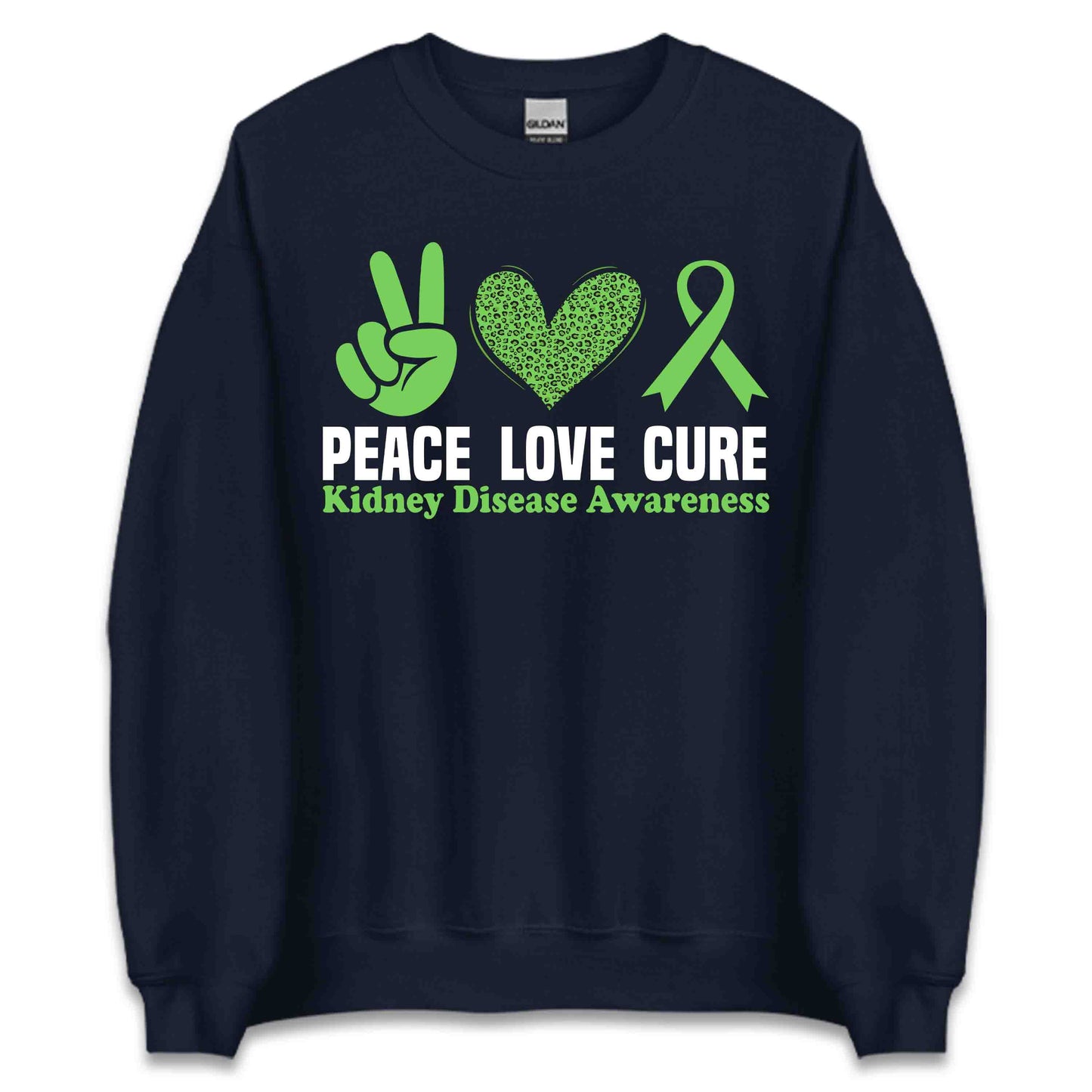 Peace Love Cure Kidney Disease Awareness | PRODUCT CODE: PCLVREUXAKQN