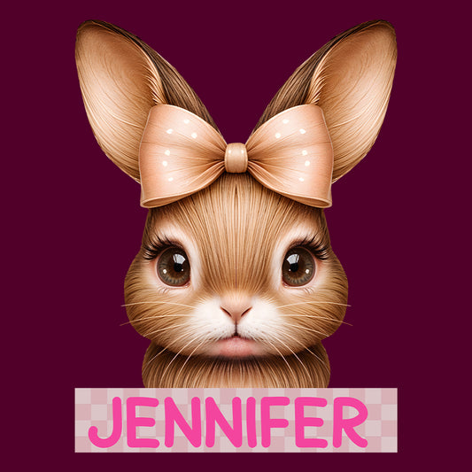 Custom Bunny Name Shirt | Personalized Easter Tee, Sweatshirt, or Hoodie | PRODUCT CODE: PERJCBTUYMN