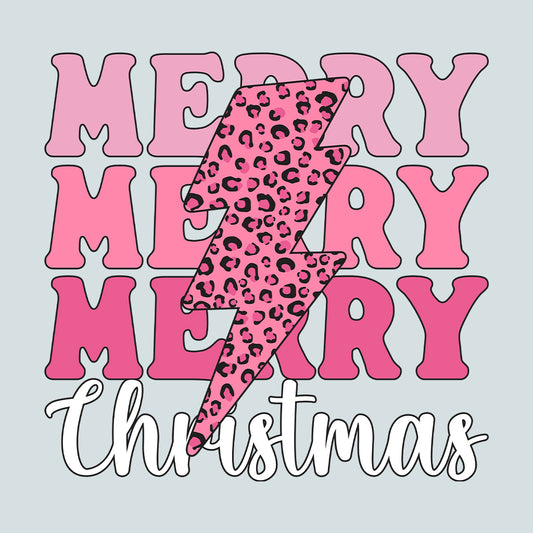 Pink Merry Christmas Festive Holiday Cute Pink Xmas | PRODUCT CODE: PKNCHRMFSTVH