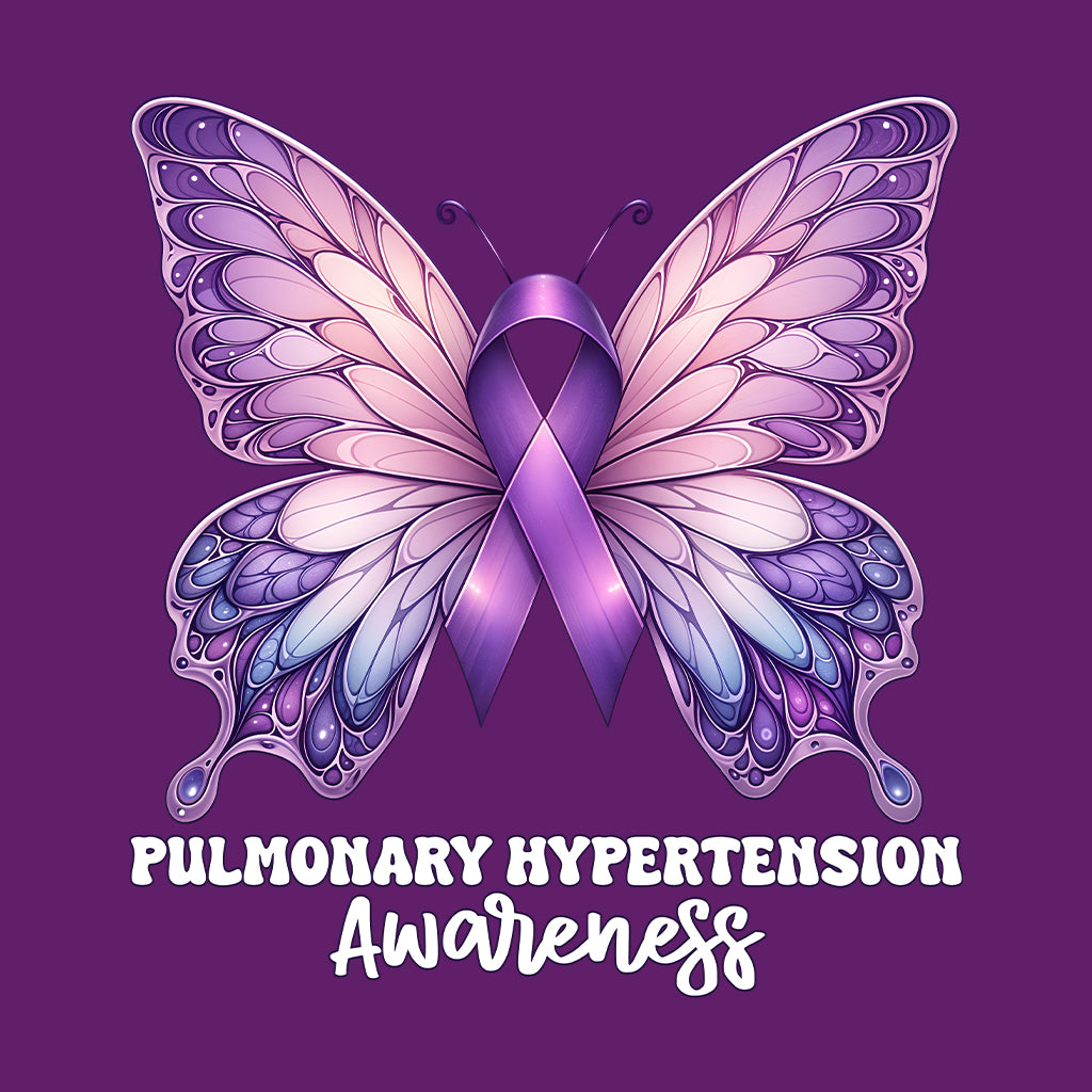 Pulmonary Hypertension Awareness Butterfly Lung Disease Support | PRODUCT CODE: PLMNUBTRFL