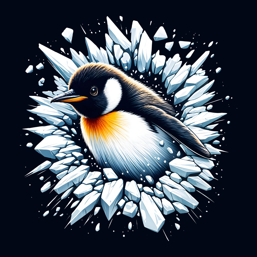 Penguin Breaking Through Ice 3D Realistic Penguin | PRODUCT CODE: PNGBRKWLISCT